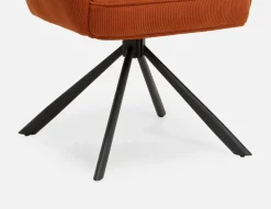 RICHARD swivel dining armchair