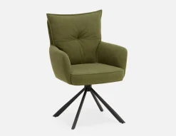 RICHARD swivel dining armchair