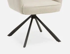 RICHARD swivel dining armchair