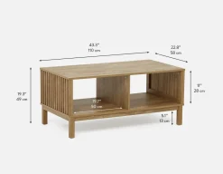 RIONA japandi style coffee table