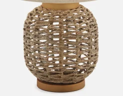 RODNEY hand-made rope table lamp 58 cm height