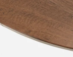 ROSETTA elegant mango wood round dining table 150 cm