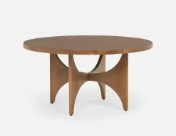 ROSETTA elegant mango wood round dining table 150 cm