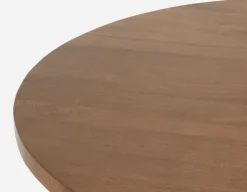 ROSETTA elegant mango wood round dining table 150 cm