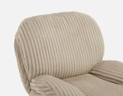ROUSSEAU corduroy accent chair