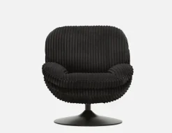 ROUSSEAU corduroy accent chair
