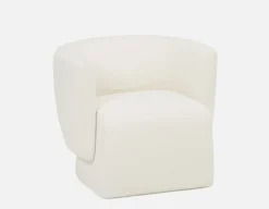 ROUSSEAU corduroy accent chair