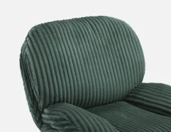 ROUSSEAU corduroy accent chair