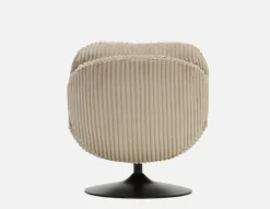 ROUSSEAU corduroy accent chair