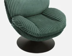 ROUSSEAU corduroy accent chair