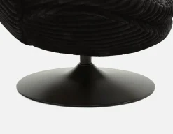 ROUSSEAU corduroy accent chair