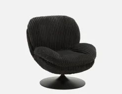 ROUSSEAU corduroy accent chair
