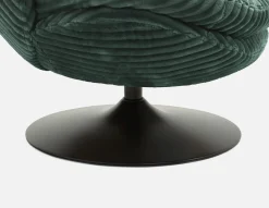 ROUSSEAU corduroy accent chair