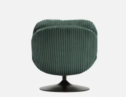 ROUSSEAU corduroy accent chair