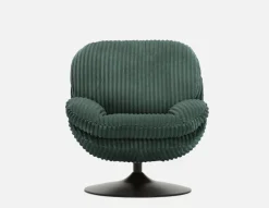ROUSSEAU corduroy accent chair