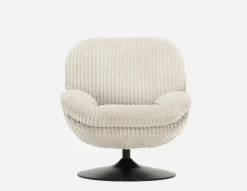 ROUSSEAU corduroy accent chair