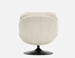 ROUSSEAU corduroy accent chair