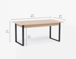 RYA modern contemporary dining table 180cm