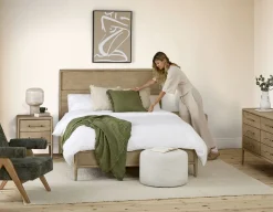 SAHARA minimalist scandinavian king size bed