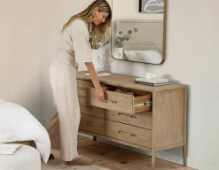 SAHARA minimalist scandinavian 6-drawer dresser