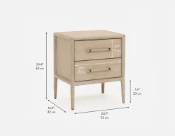 SAHARA minimalist scandinavian nightstand