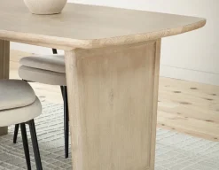 SAHARA solid acacia wood dining table 160 cm