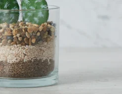 SENECIO artificial potted plant 19 cm