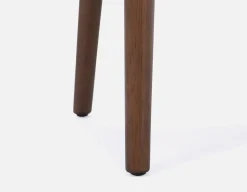 SEVILLE 100% leather mid-century dining chair