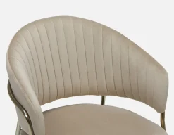 SHARON velvet dining armchair