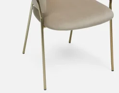 SHARON velvet dining armchair