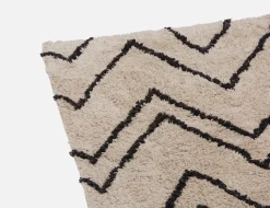 SIERA hand-tufted cotton rug 61 cm x 91 cm