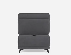SIMON accent chair with adjustable backrest