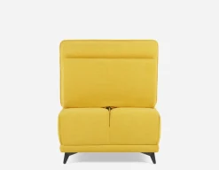SIMON accent chair with adjustable backrest