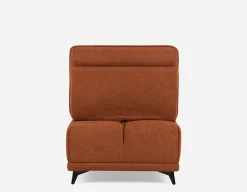 SIMON accent chair with adjustable backrest