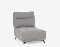 SIMON accent chair with adjustable backrest