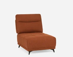SIMON accent chair with adjustable backrest