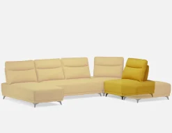 SIMON accent chair with adjustable backrest