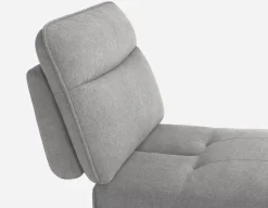 SIMON accent chair with adjustable backrest