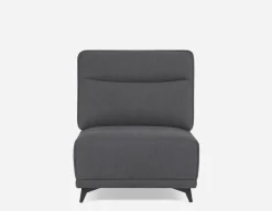 SIMON accent chair with adjustable backrest