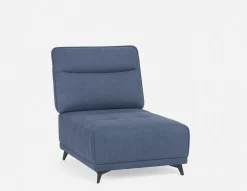 SIMON accent chair with adjustable backrest