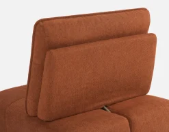 SIMON accent chair with adjustable backrest