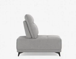 SIMON accent chair with adjustable backrest