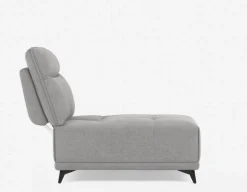 SIMON accent chair with adjustable backrest