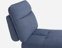 SIMON accent chair with adjustable backrest