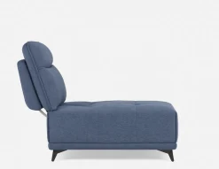 SIMON accent chair with adjustable backrest