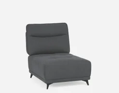 SIMON accent chair with adjustable backrest
