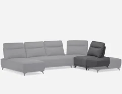 SIMON accent chair with adjustable backrest