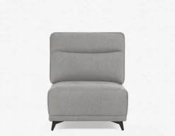 SIMON accent chair with adjustable backrest