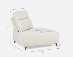 SIMON corner seat with adjustable backrest