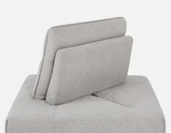 SIMON corner seat with adjustable backrest